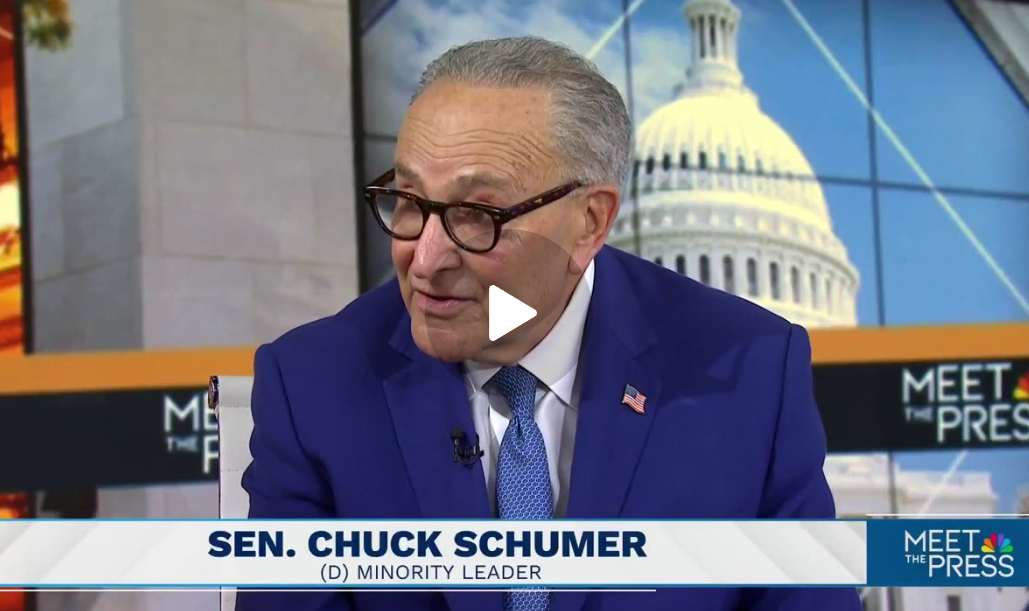 Chuck Schumer Says He Wants Funding Deal, Immediately Suggests Trump Will Screw It Up