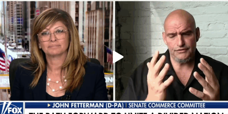 Fox News Host Asks John Fetterman Point Blank If He’d Consider Switching Parties