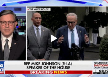 Mike Johnson Says Schumer ‘Willing’ To Force Shutdown Because Someone Is ‘Coming For Him’