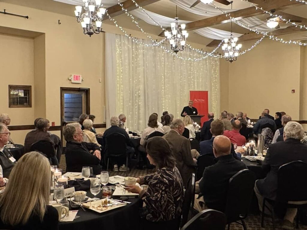 Acton Dinner Crowd cm