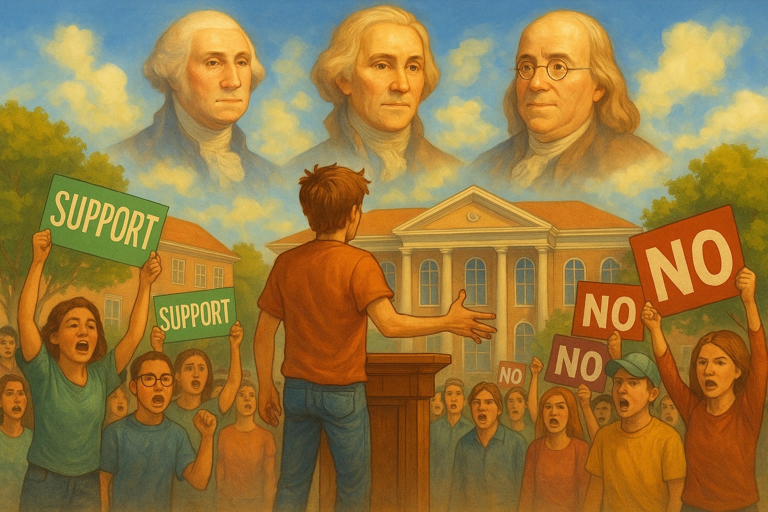 Liberty demands a lovely country