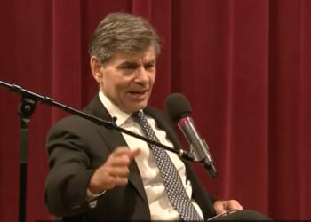 Stephanopoulos returns to flack mode in shutdown interview