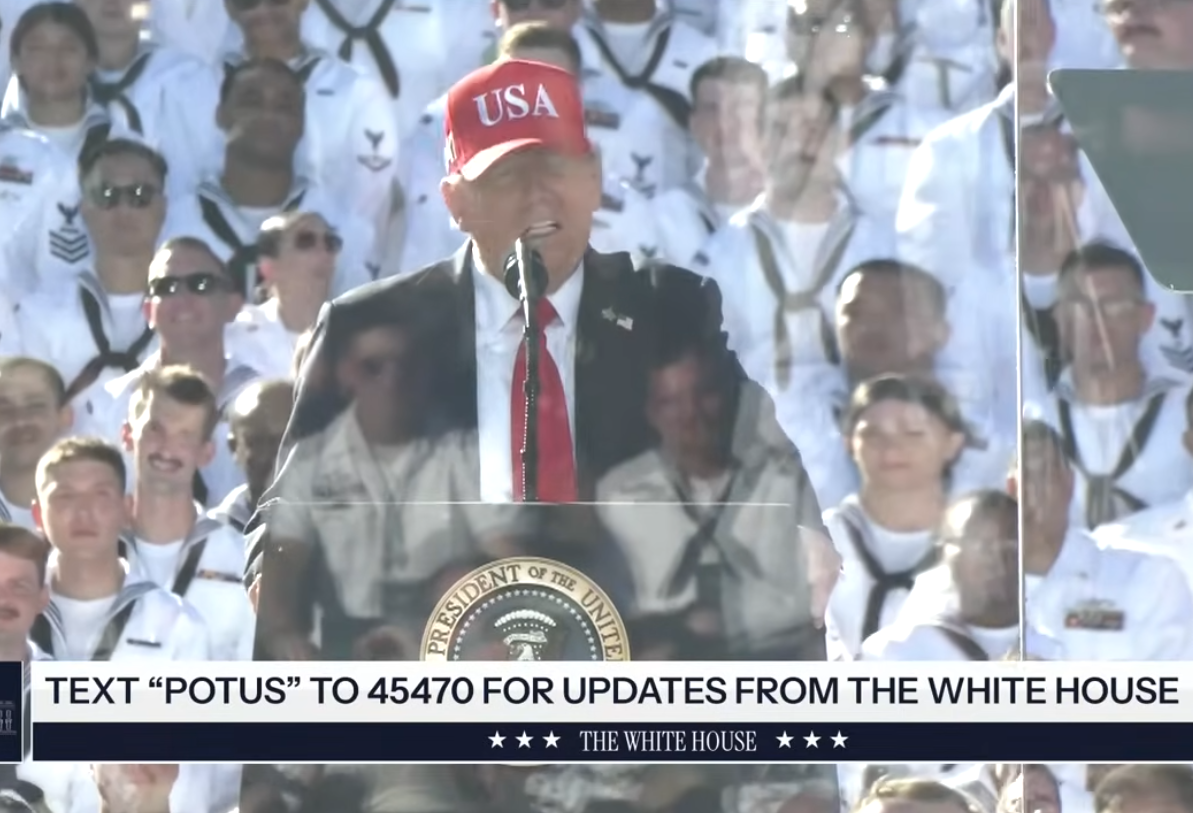 White House President Trump Delivers Remarks at Navy 250 Celebration - 10/5/25