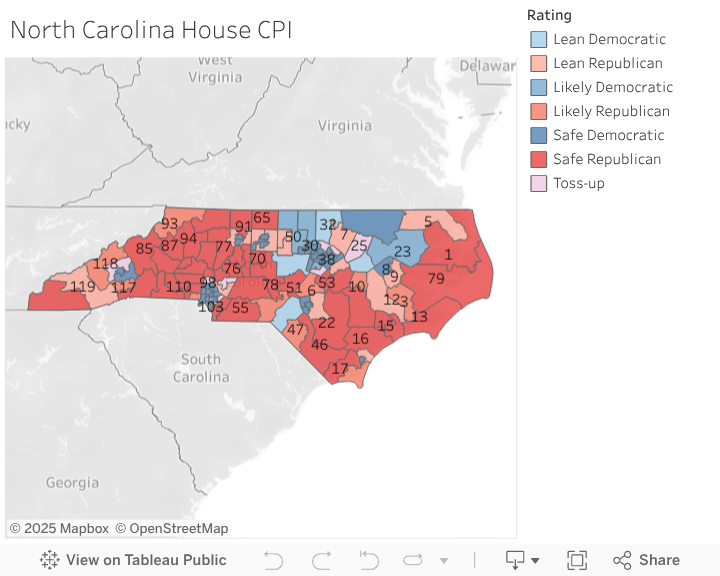 North Carolina House CPI 