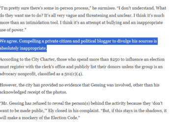 Albuquerque Journal editorializes in defense of free speech, Rio Grande Foundation in "hoodie-gate"