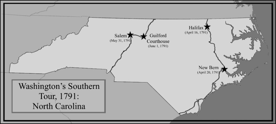 Washington's 1791 Southern Tour North Carolina