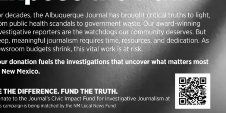 ABQ Journal opinion piece: More investigative journalism is a must
