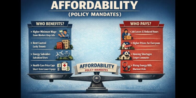 “Affordability”  is a Feel-Good Slogan that Ignores Difficult Economic Tradeoffs  