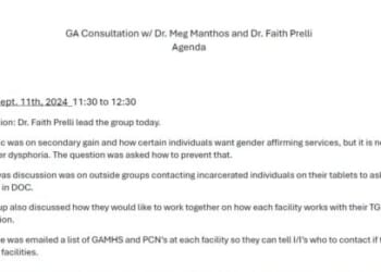 DUH! Blue State Privately Admitted Men Lie About Being ‘Trans’ To Live In Women’s Prison