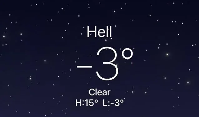 Unbelievable, Hell Has Frozen Over Again