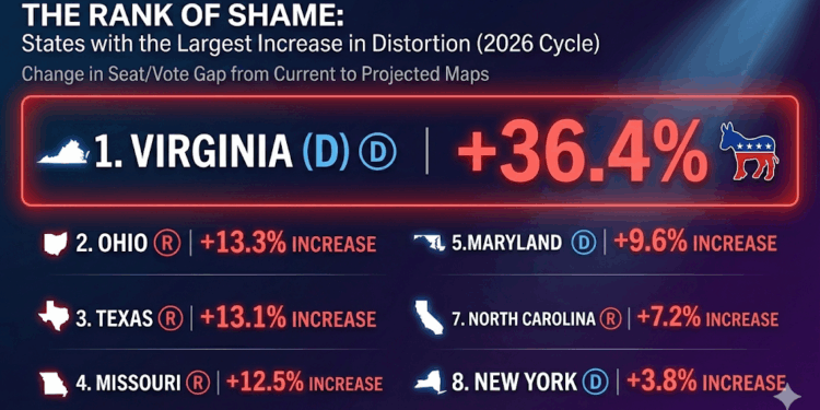 The Death of Fair Representation: Every Partisan-Drawn Map is an Insult, but Virginia’s is the Most Insulting
