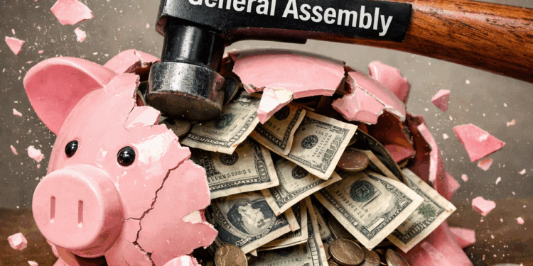 Your Electricity Bill is the General Assembly's New Favorite Piggy Bank