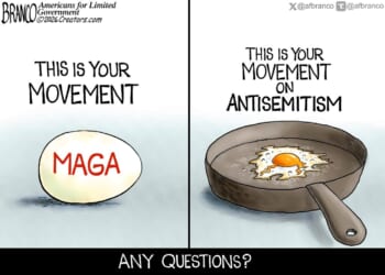 Branco Cartoon - Antisemitism Brain Rot