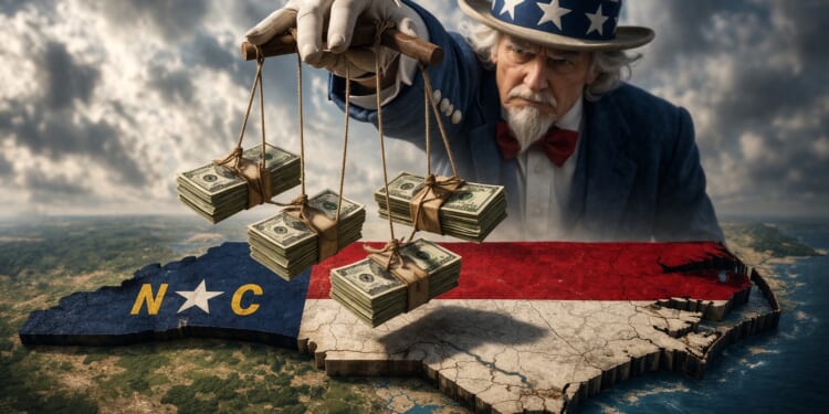 Is North Carolina addicted to federal funds?