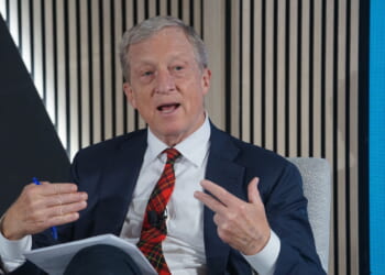 Steyer described as ‘oxymoronic progressive oligarch’