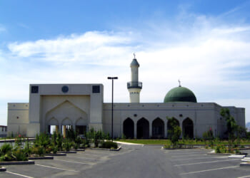 The completed mosque in Yuba, California