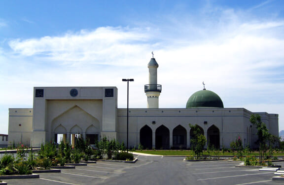 The completed mosque in Yuba, California