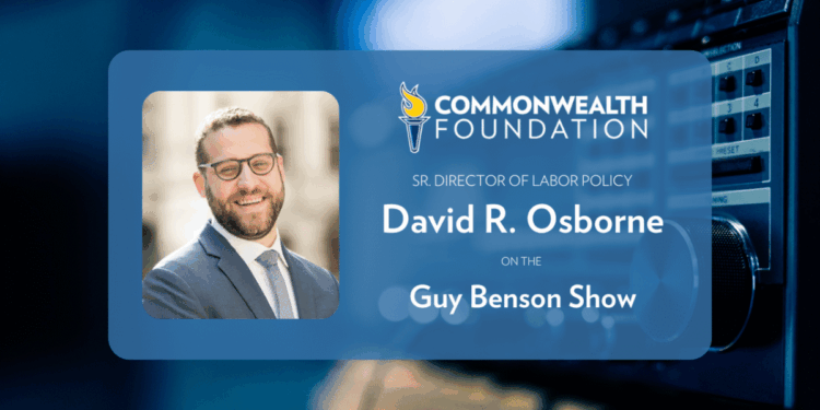 David Osborne joins Fox News Radio on Union Political Influence