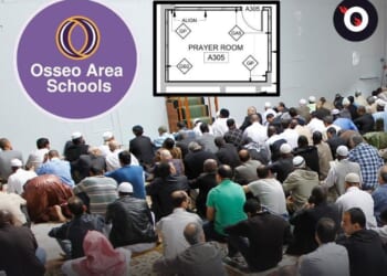 Ten Commandments, Not so Much. Muslim Prayer Rooms, Absolutely