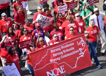 NCAE teacher rally points the finger in the wrong direction