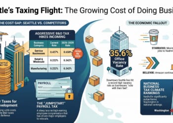 Seattle Mayor Katie Wilson admits Bellevue is cheaper for business and it's because of Seattle’s progressive policies