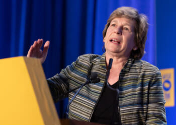 Teacher union boss used its resources for controversial book