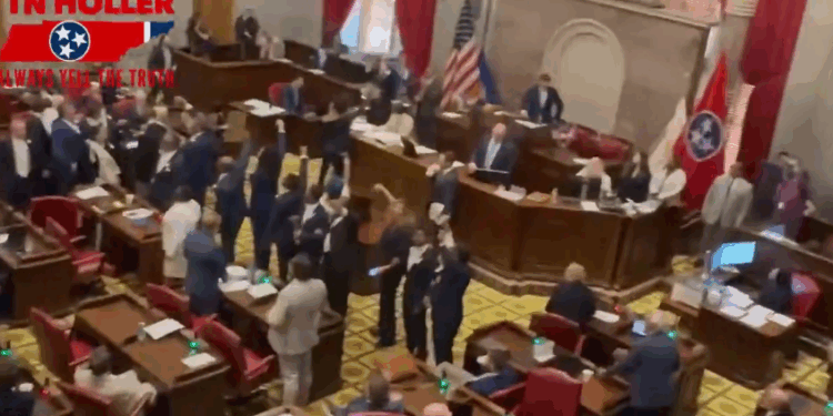 Tennessee House Descends Into Chaos As Dems’ Only Congressional District Is Eliminated In New Map