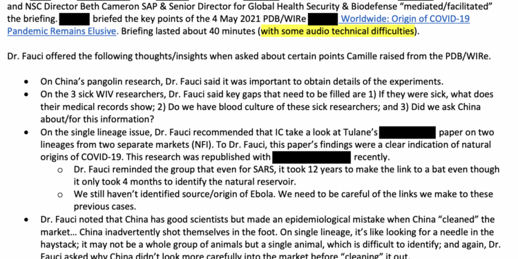 The Fauci Files: Five Explosive Findings Declassified By Tulsi Gabbard