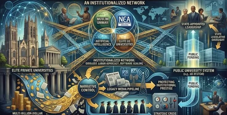Decoding the NYT/Legacy Media’s "CAIR" Protection Campaign & the intersection of the Ummah Industrial Complex, the National Education Association (NEA), corporate tech monopolies, and elite US universities. 