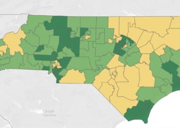 How “swingy” are North Carolina General Assembly districts?