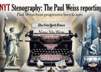 NYT Stenography: The Paul, Weiss Reporting From Progressive Hero to Zero