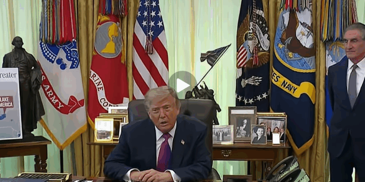 WATCH: President Trump officially changes the name of Lake Ontario to Lake America