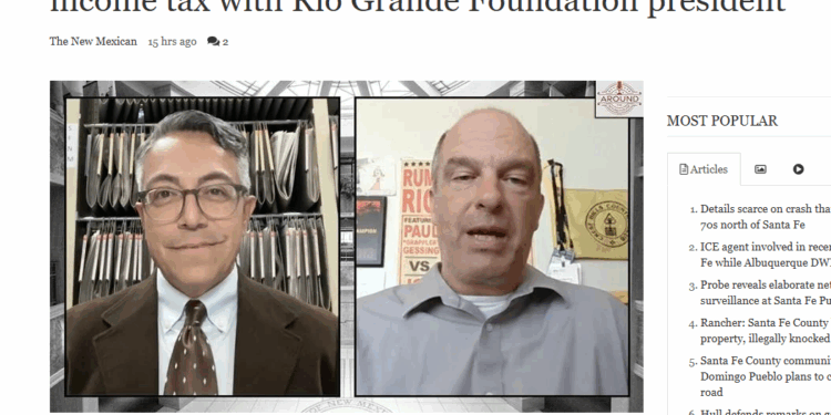 Talking gas and income taxes w/ Daniel Chacón of the Santa Fe New Mexican